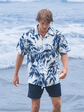 Yiume aloha xl Hawaiian shirt luxury vacation